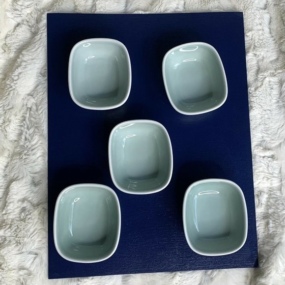 5 Alessi for Delta Asian Large Green Ramekin Bowls - Picture 2 of 6